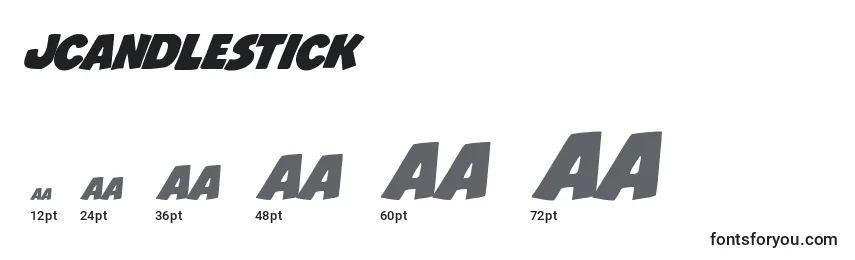 Jcandlestick Font Sizes
