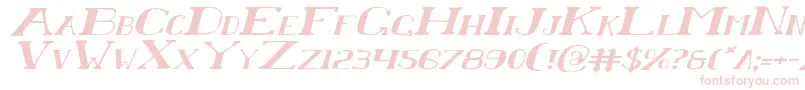 Chardinei Font – Pink Fonts on White Background