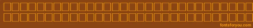 OpineheavyRegular Font – Orange Fonts on Brown Background