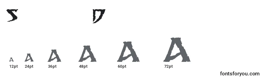 Размеры шрифта SamediDemo