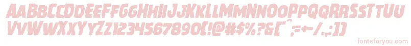 Howlinmadital Font – Pink Fonts on White Background