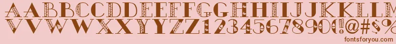 More about Happy Easter Font Happy Easter Font – Brown Fonts on Pink Background