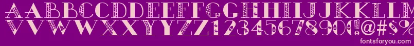 Weitere Informationen zur Happy Easter-Schriftart Happy Easter-Schriftart – Rosa Schriften auf violettem Hintergrund