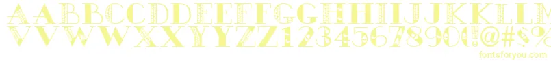 Więcej informacji o czcionce Happy Easter Czcionka Happy Easter – żółte czcionki na białym tle