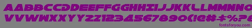 Galaxy1i-Schriftart – Violette Schriften auf grauem Hintergrund