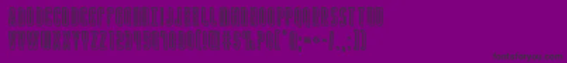 Yfilesengarve Font – Black Fonts on Purple Background