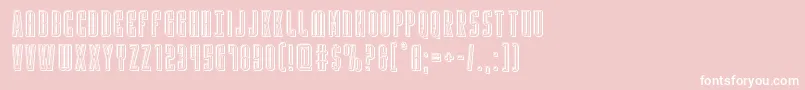 Yfilesengarve Font – White Fonts on Pink Background