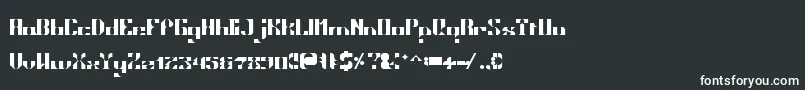 Techsquisite Font – White Fonts