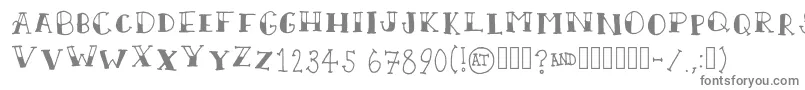 ScallywagRegular-Schriftart – Graue Schriften