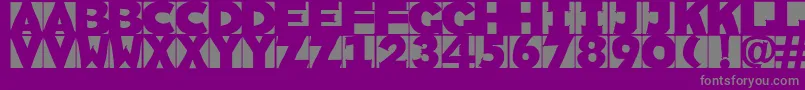 More about Sketchi Font Sketchi Font – Gray Fonts on Purple Background