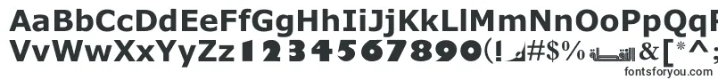 MotkenNoqta-fontti – Tekstitysfontit