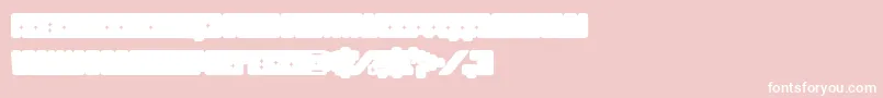 Funkygraphy2 Font – White Fonts on Pink Background