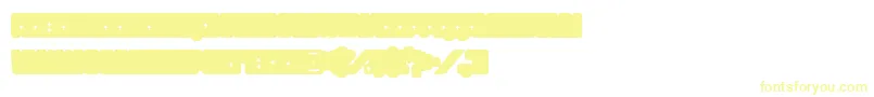Funkygraphy2-fontti – keltaiset fontit valkoisella taustalla