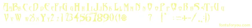 FontDiablosInc Font – Yellow Fonts
