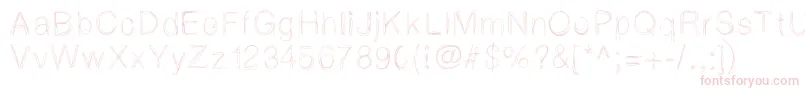Lightscribe-Schriftart – Rosa Schriften