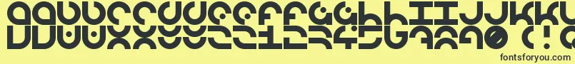 LdrManufacture-Schriftart – Schwarze Schriften auf gelbem Hintergrund