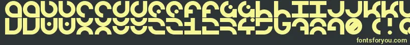 Lisätietoja LdrManufacture-fontista LdrManufacture-fontti – keltaiset fontit mustalla taustalla