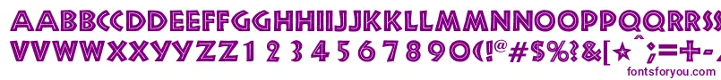 Шрифт Newsel – фиолетовые шрифты