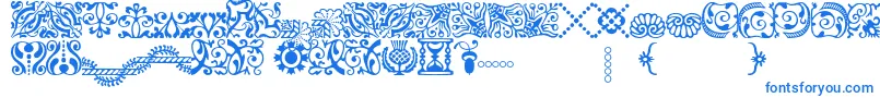 fuente AdobeCaslonOrnaments – Fuentes Azules
