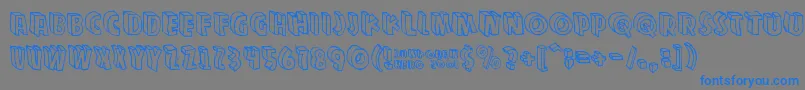 More about Zupagargonizer Font Zupagargonizer Font – Blue Fonts on Gray Background
