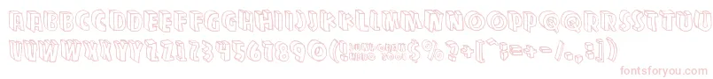 Zupagargonizer Font – Pink Fonts on White Background