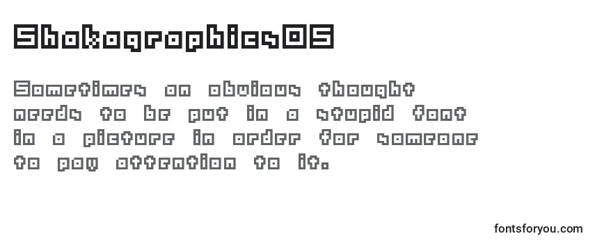 Review of the Shakagraphics05 Font