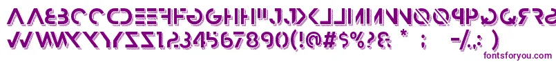 HbmRazedTrendPersonalUseOnly Font – Purple Fonts on White Background