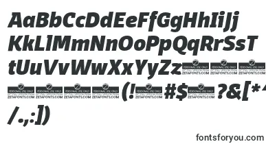 DomotikaHeavyItalicTrial font – big Fonts