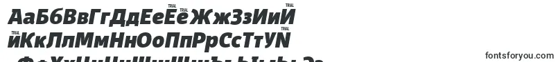 Шрифт DomotikaHeavyItalicTrial – русские шрифты