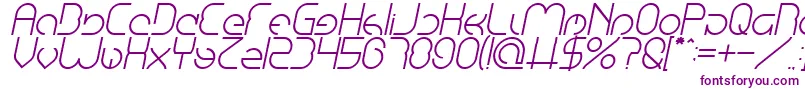 EmmiliaItalic-fontti – violetit fontit