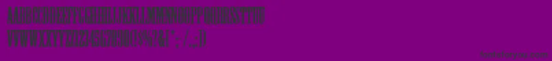 Mesquite Font – Black Fonts on Purple Background
