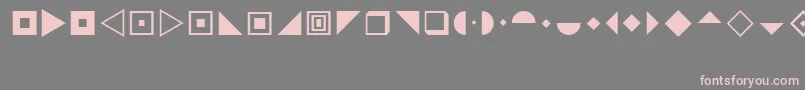 LucidaStars Font – Pink Fonts on Gray Background