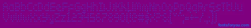 fuente ZadoCondensed – Fuentes Azules Sobre Fondo Morado