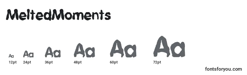 MeltedMoments Font Sizes