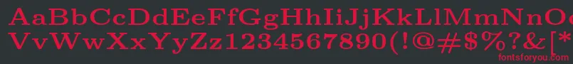 Więcej informacji o czcionce Lmroman6Bold Czcionka Lmroman6Bold – czerwone czcionki na czarnym tle