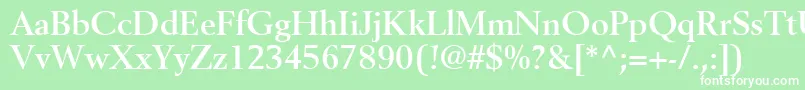 CortexSsiBold Font – White Fonts on Green Background