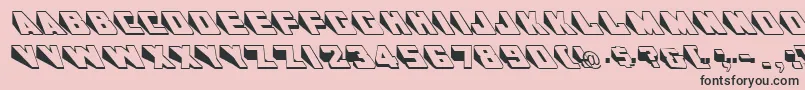 GeWedgie Font – Black Fonts on Pink Background