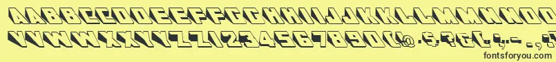 GeWedgie Font – Black Fonts on Yellow Background