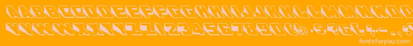 GeWedgie Font – Pink Fonts on Orange Background