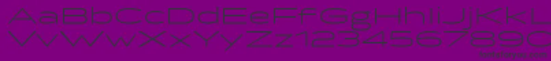 Шрифт BrillerLight – чёрные шрифты на фиолетовом фоне