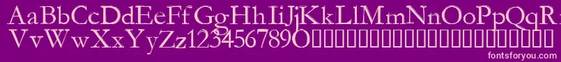 ManaMana Font – Pink Fonts on Purple Background