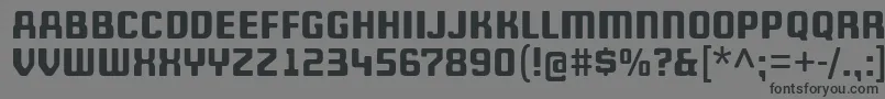 WheatonCapitals Font – Black Fonts on Gray Background