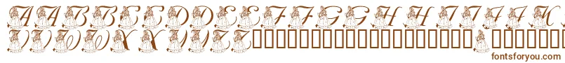 LmsForPrincessJulie-fontti – ruskeat fontit