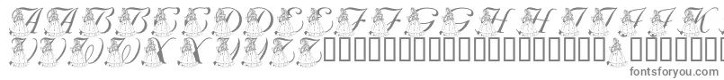 LmsForPrincessJulie-Schriftart – Graue Schriften