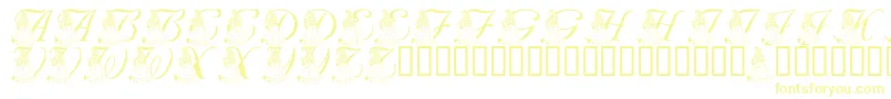 LmsForPrincessJulie-Schriftart – Gelbe Schriften