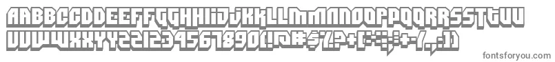 フォントDimitriSwank – 白い背景に灰色の文字