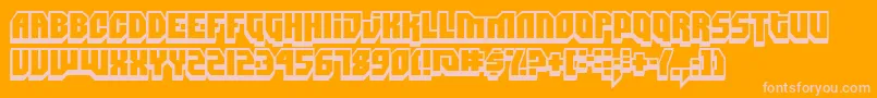DimitriSwank Font – Pink Fonts on Orange Background