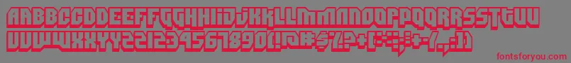 DimitriSwank Font – Red Fonts on Gray Background