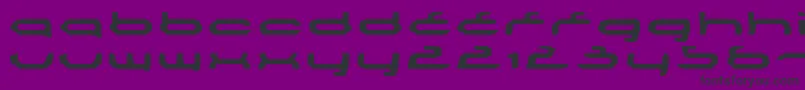 Шрифт Mechoba – чёрные шрифты на фиолетовом фоне