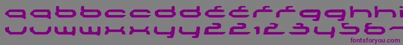Mechoba Font – Purple Fonts on Gray Background